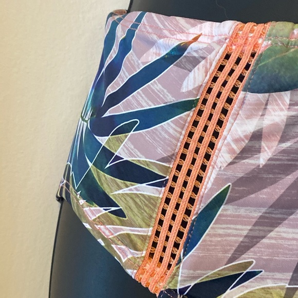 NWT🌴Hobie Festival Palm High Waist Swim Bottoms - Picture 6 of 11